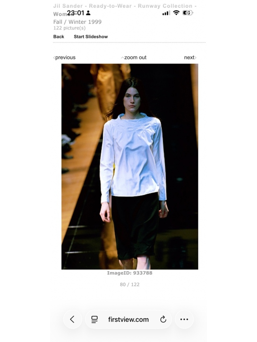 Jil Sander FW1999 Runway Spot Velvet Silk Blend Skirt IT 42